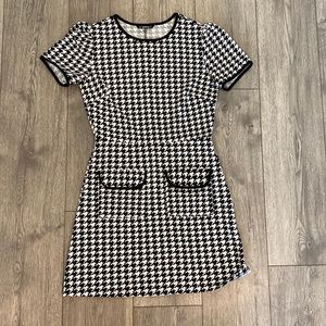 Black and white dress size small